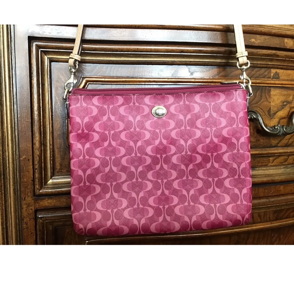 Coach Crossbody Pink Bag Python - image 1